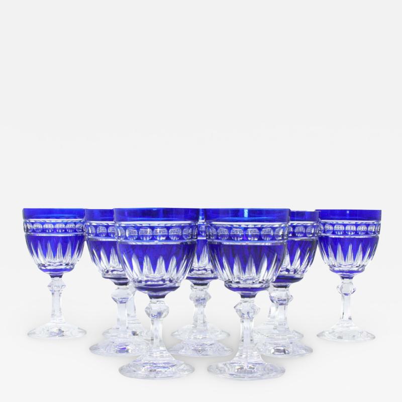  Val St Lambert Val Saint Lambert Cut Crystal Barware Tableware Service 12 People