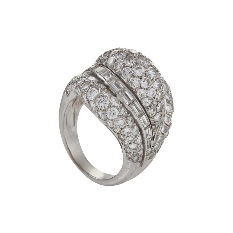  Van Cleef Arpels Van Cleef Arpels Diamond Bomb Ring