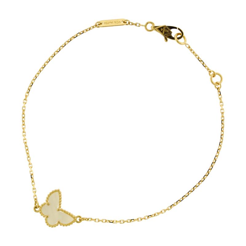  Van Cleef Arpels Van Cleef Arpels Sweet Butterfly Alhambra Bracelet