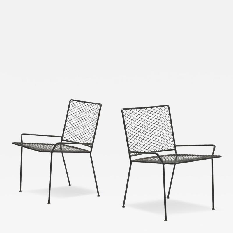  Van Keppel Green Original Pair of Van Keppel Green Expanded Metal Series Chairs Model 872 1953