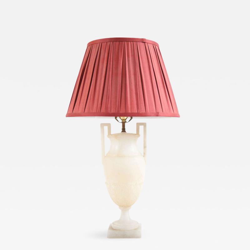  Vaughan Designs Neoclassical Alabaster Urn Form Table Lamp
