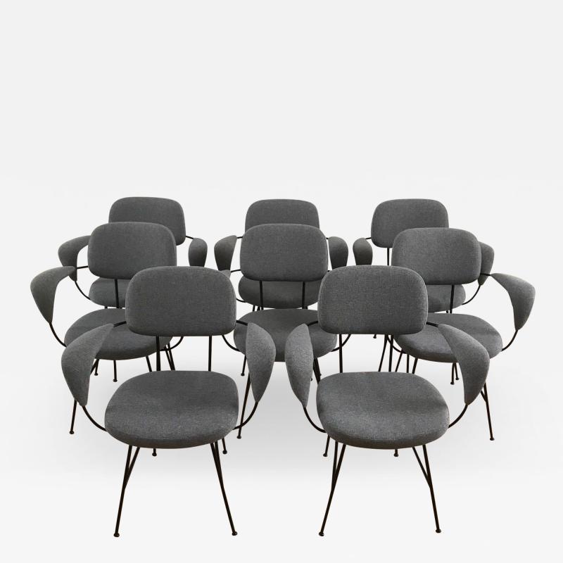  Velca Legnano 1950s Eight Chairs by Velca