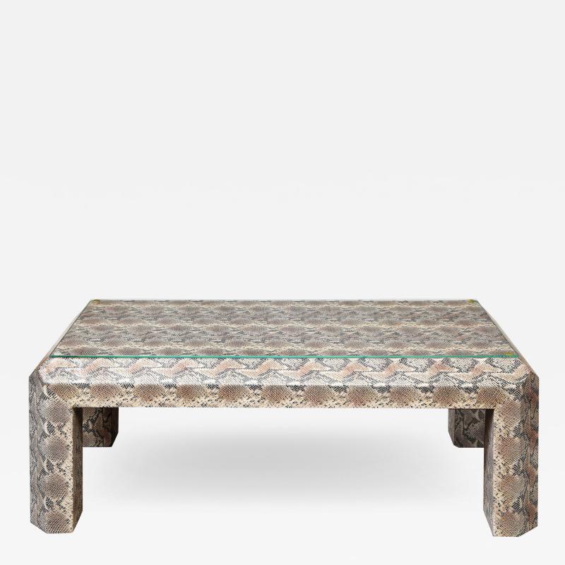  Venfield Cocktail Table in Exotic Python 2010