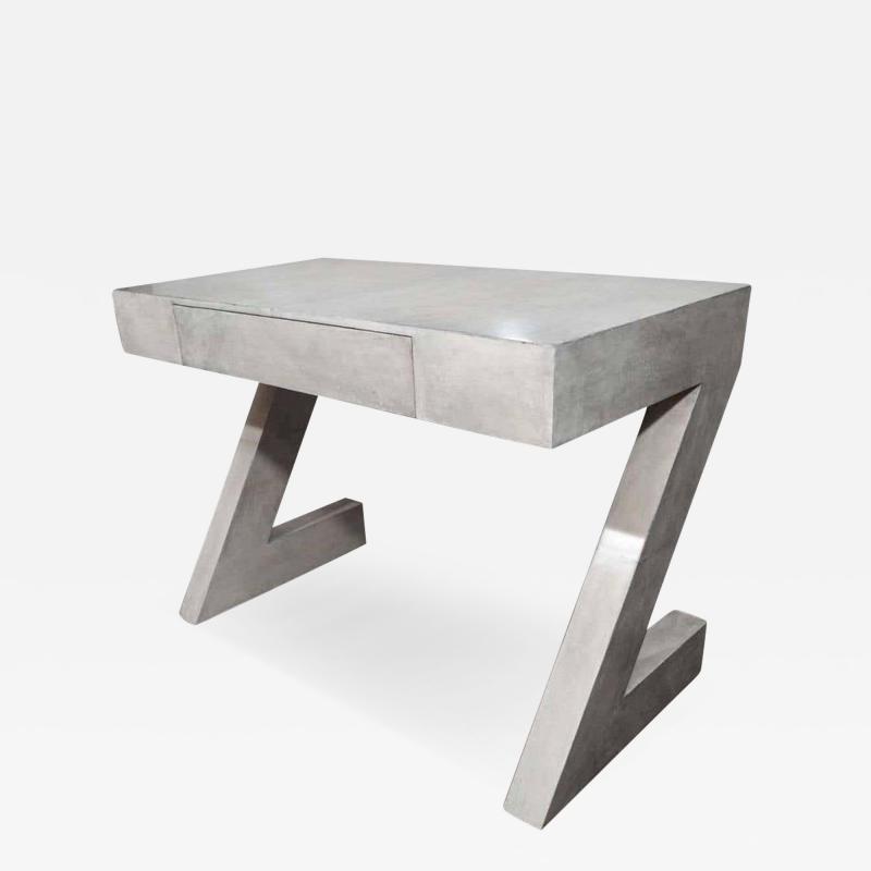  Venfield Custom Storm Gray Parchment Z Desk