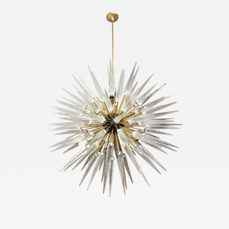  Venfield Custom Stunning Murano Glass Spike Sputnik Chandelier