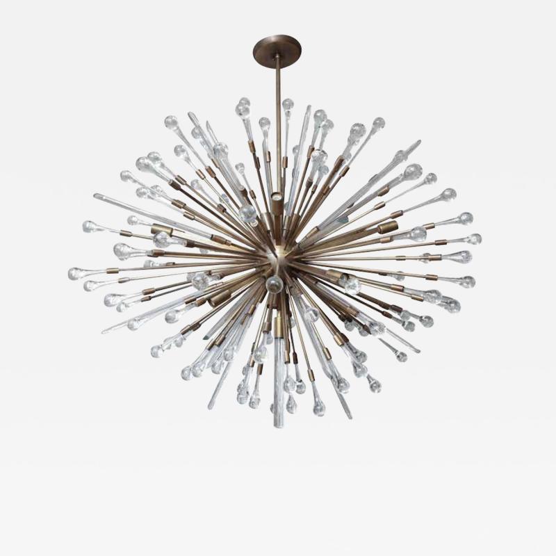  Venfield Custom Teardrop Sputnik in Antique Brass