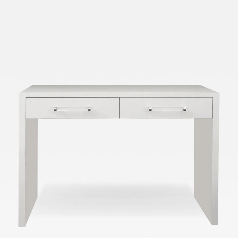  Venfield Custom Two Drawer Lacquered Writing Table