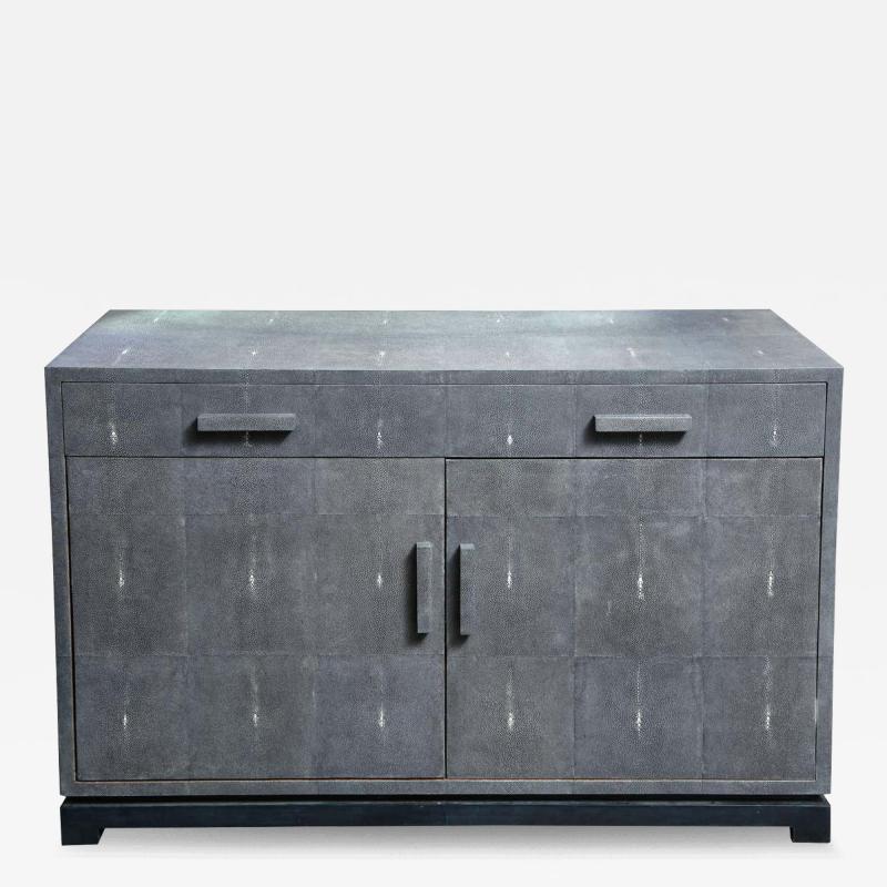  Venfield Genuine Gray Shagreen Sideboard