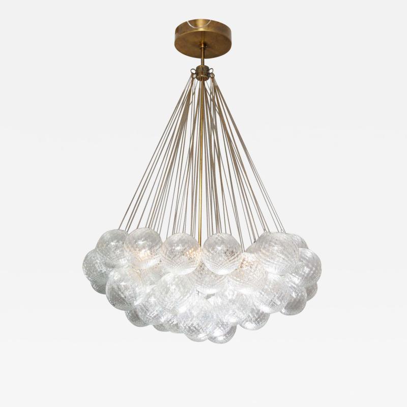  Venfield Murano Floating Clustered Globe Chandelier