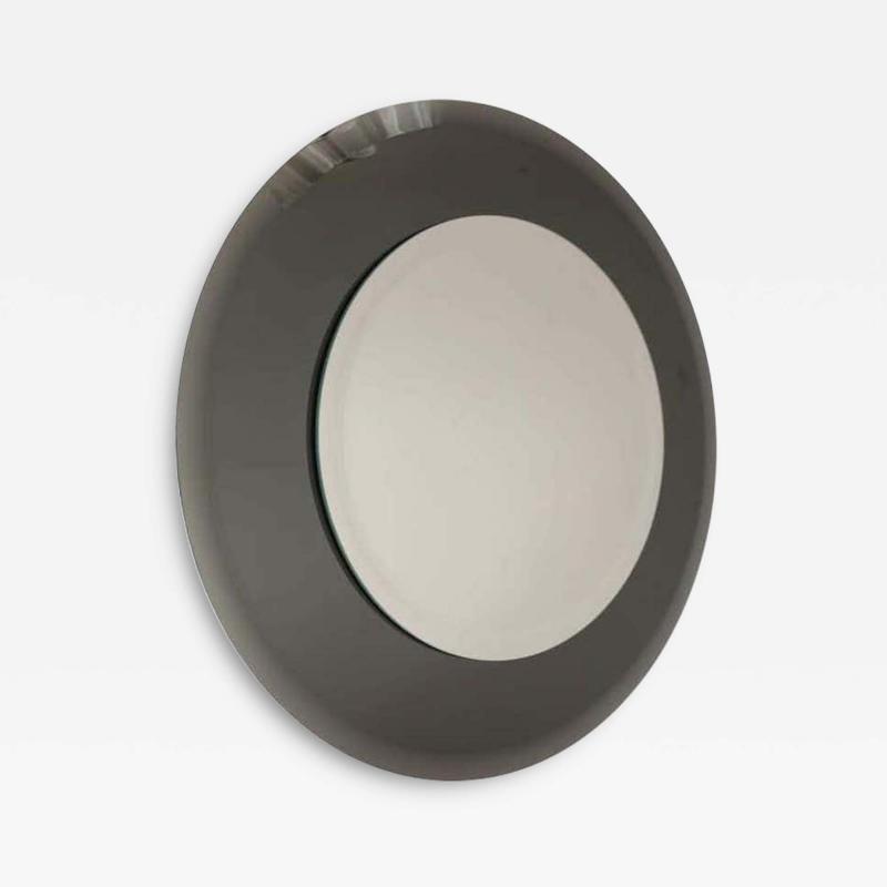  Venfield Round Beveled Mirror with Smoke Glass Border