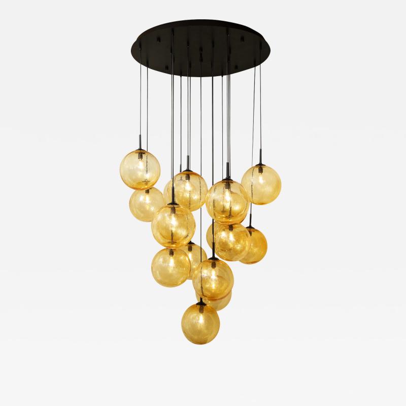  Venfield Stunning Seeded Glass Globe Chandelier 2022