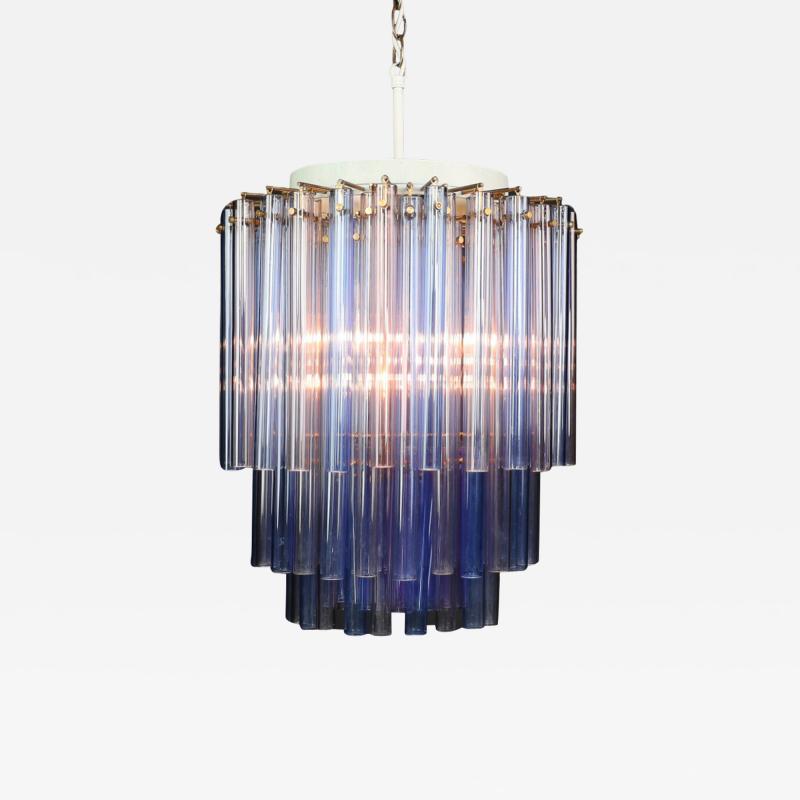  Venini 1960s Venini Grande Murano triedri chandelier Italy