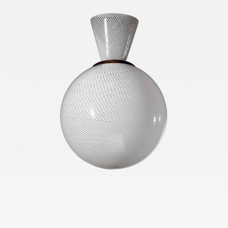  Venini Carlo Scarpa ceiling lamp for Venini