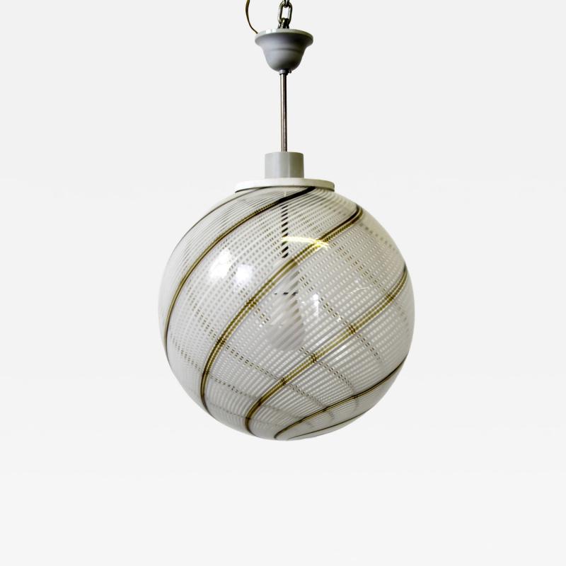  Venini Murano glass pendant Venice 1950s att Venini 