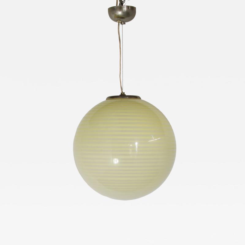  Venini Murano glass pendant Venice 1950s att Venini 