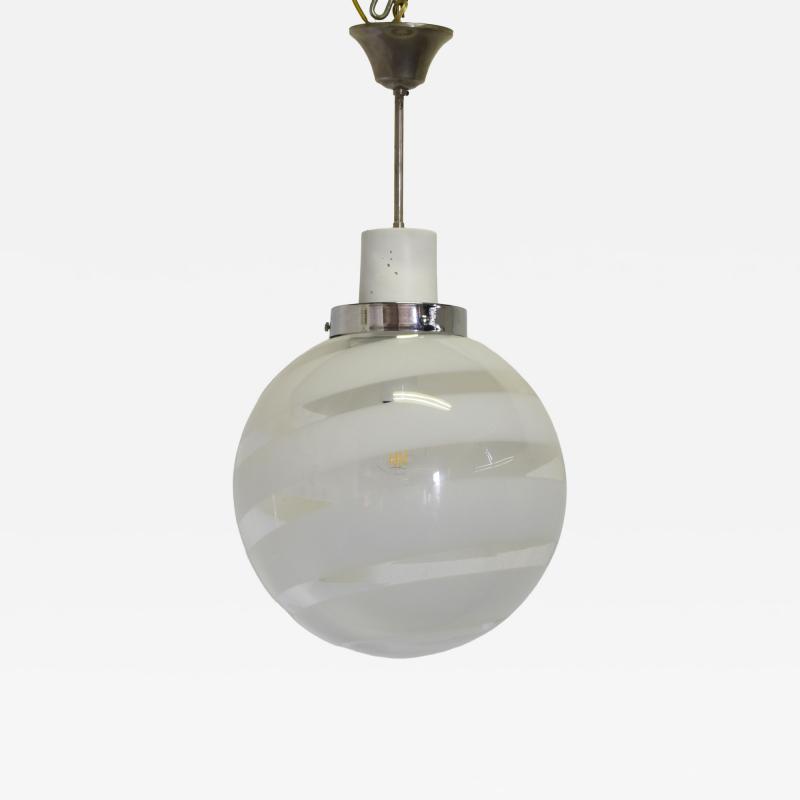  Venini Pendant lamp Murano glass 1970 Att Venini