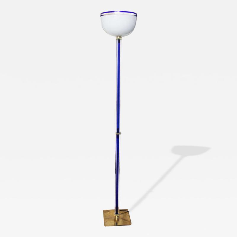  Venini Signed Venini Vintage Murano Glass Floor Lamp Signed