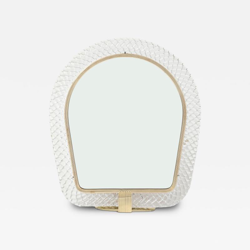  Venini Treccia Table or Vanity Mirror by Venini