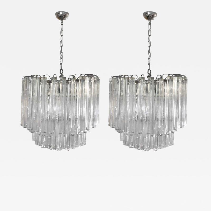  Venini VENINI TRIEDRI CEILING LIGHT A PAIR