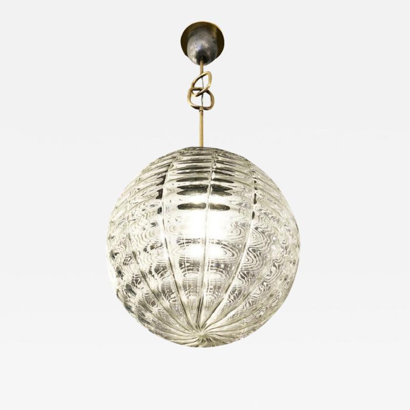  Venini Venini Murano Glass Pendant Italy 1940s