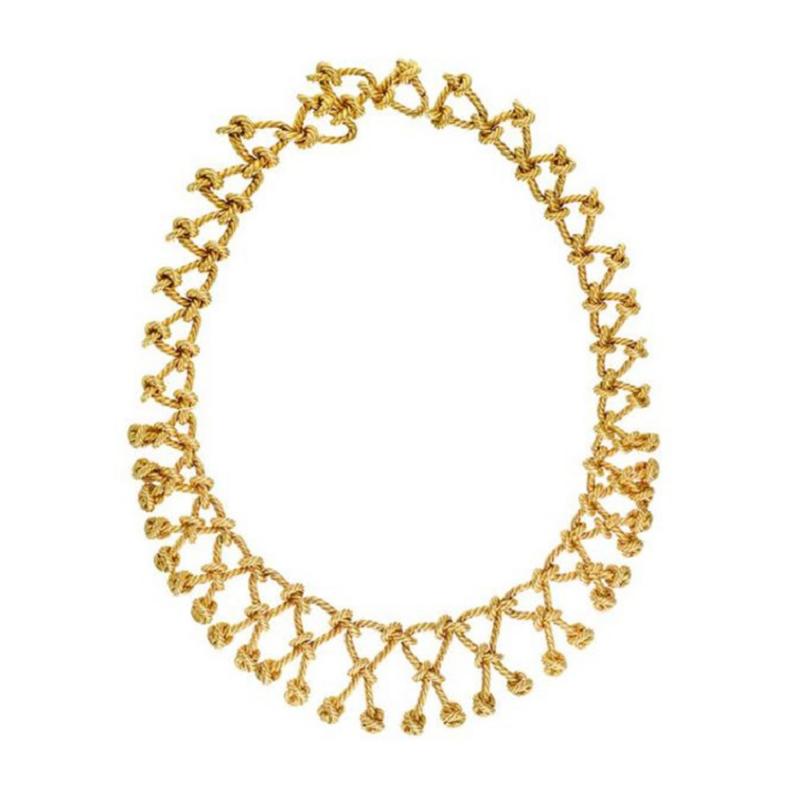  Verdura VERDURA 18K YELLOW GOLD REGATTA NAUTICAL NECKLACE