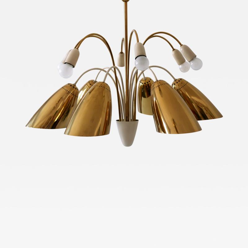  Vereinigte Werkst tten M nchen Rare Large 12 Armed Sputnik Chandelier or Pendant Lamp by Vereinigte Werkst tten