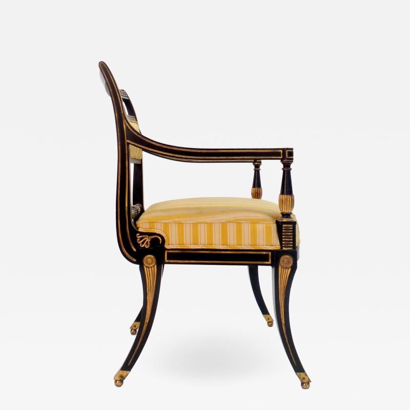  Victoria Son Regency Style Sabre Leg Armchair