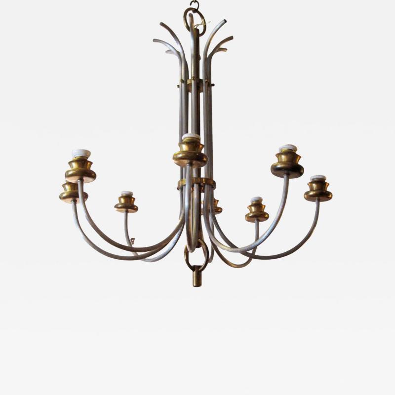  Vintage Murano Gallery 8 Arm French 1940 chandelier 2019