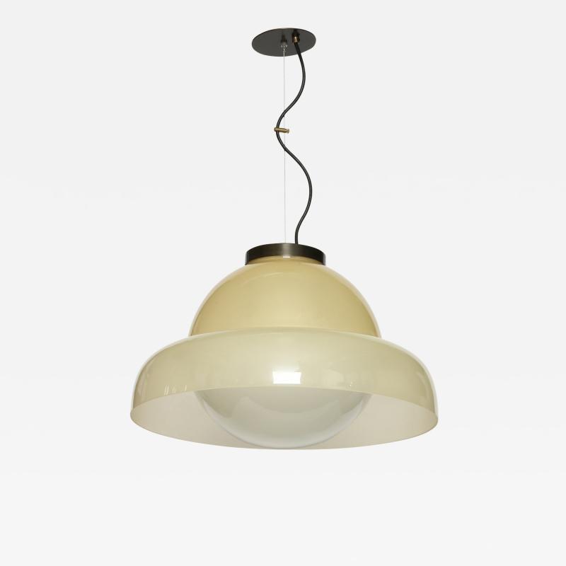  Vistosi Murano ceiling suspension by Vistosi large Italy circa 1960s
