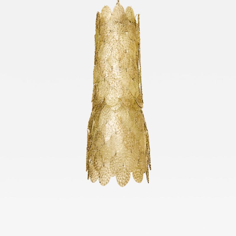  Vistosi Vistosi Murano Pale Green Glass Chandelier