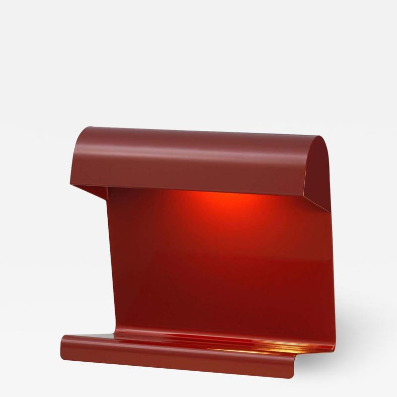  Vitra Jean Prouv Lampe de Bureau Table Lamp in Red for Vitra