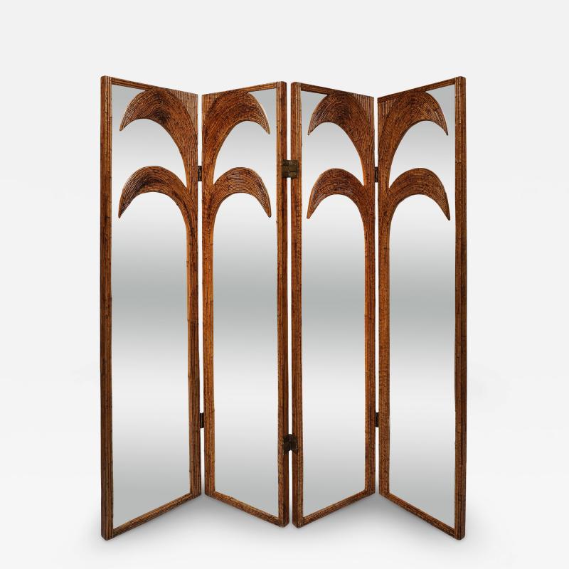  Vivai del Sud Bamboo Palm Trees Mirrored Screen by Vivai del Sud