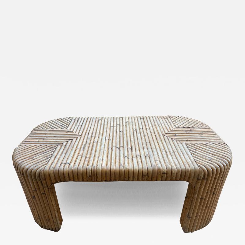  Vivai del Sud Mid Century Bamboo Cocktail Table