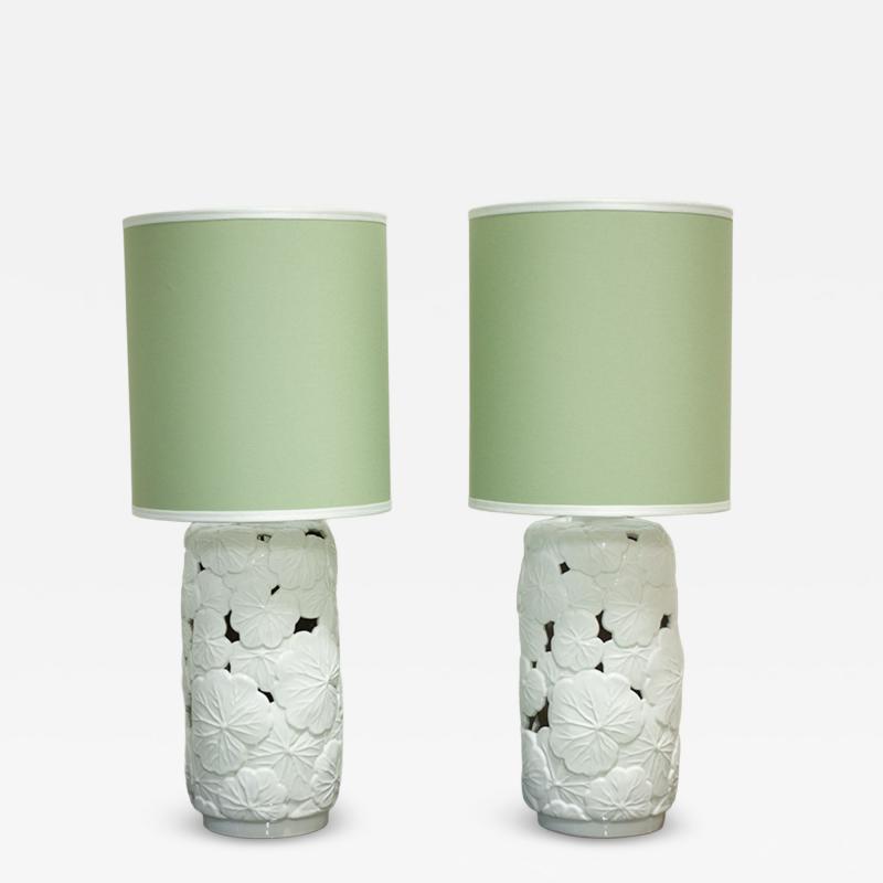  Vivai del Sud Pair of Ceramic Lamps By Vivai Del Sud 1970s