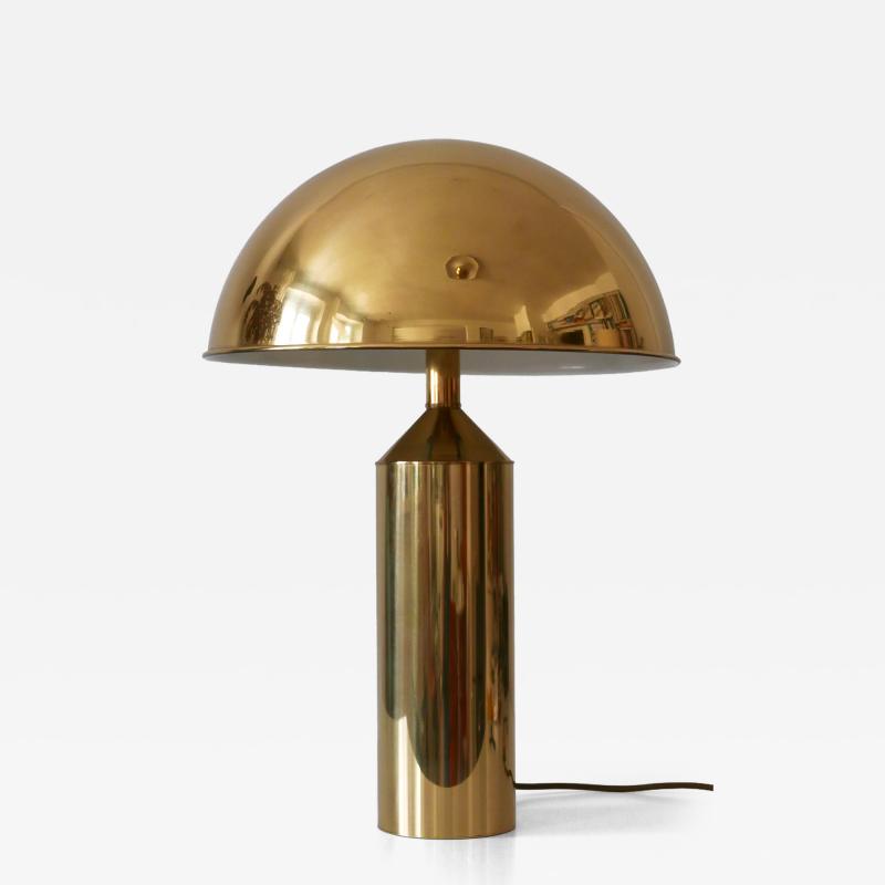  WKR Leuchten Extremely Rare Large Mid Century Modern Brass Table Lamp by WKR Leuchten 1960s