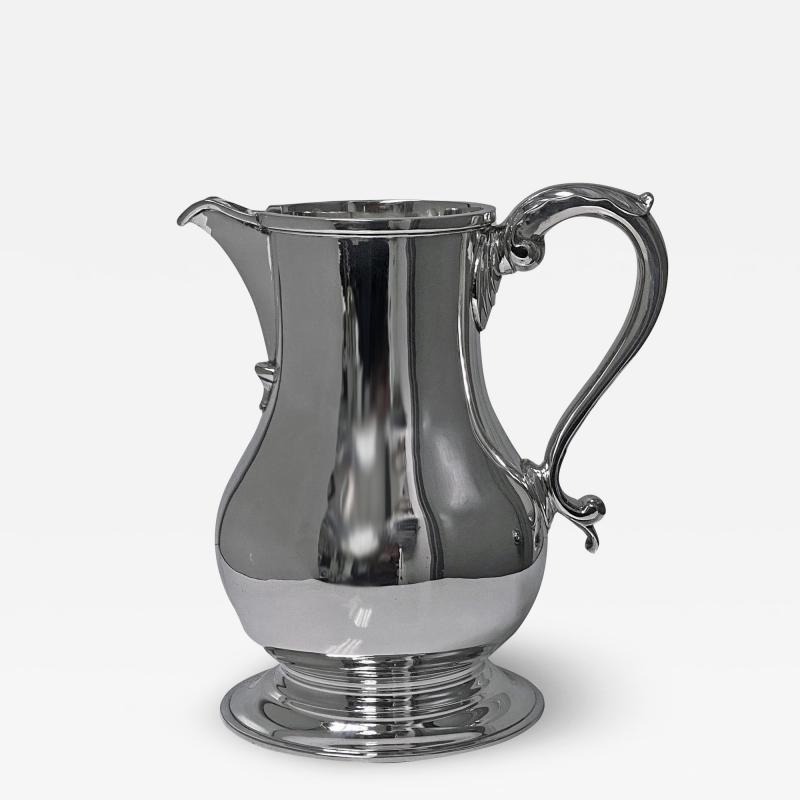  Wakely Wheeler Large Sterling Silver Jug Georgian style London Wakely and Wheeler 36 25 oz