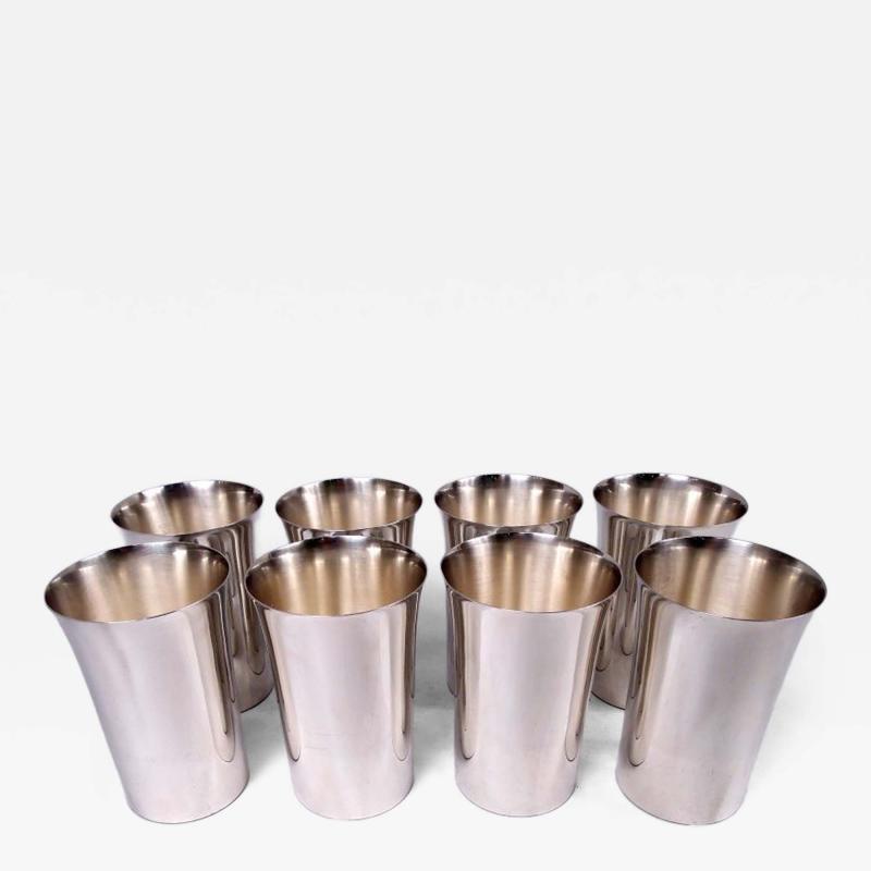  Watson Company Set of 8 Watson American Modern Sterling Silver Highballs