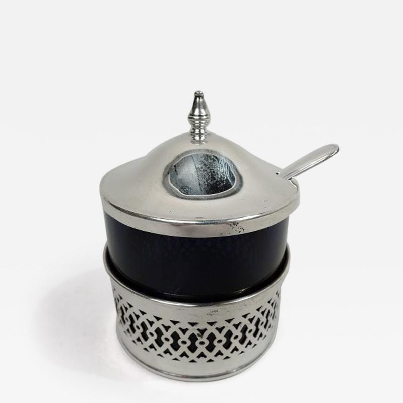  Webster Company American Modern Georgian Sterling Silver Mustard Pot