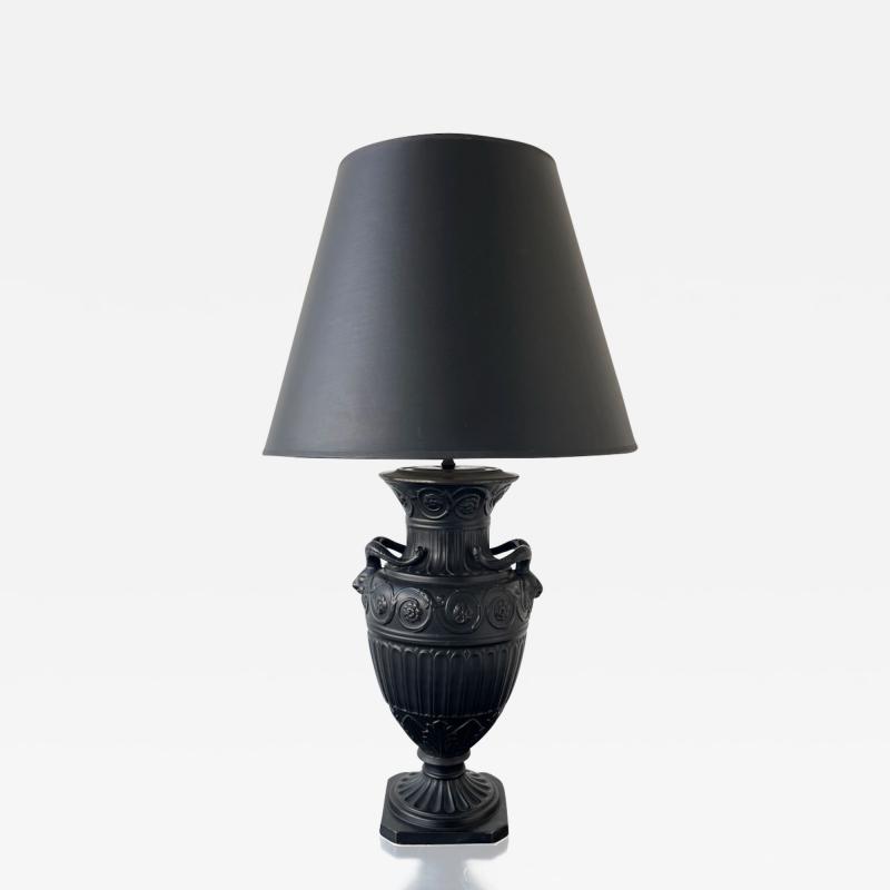  Wedgewood Neoclassical Basalt Ware Lamp