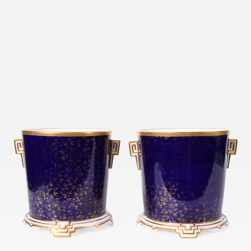  Wedgwood Late 19th Century Matching Pair of English Wedgwood Wine Coolers
