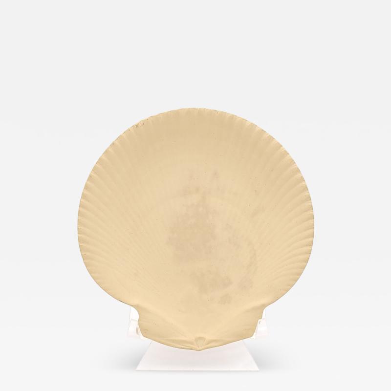  Wedgwood Wedgwood Caneware Scallop Shaped Plate Unglazed circa 1880