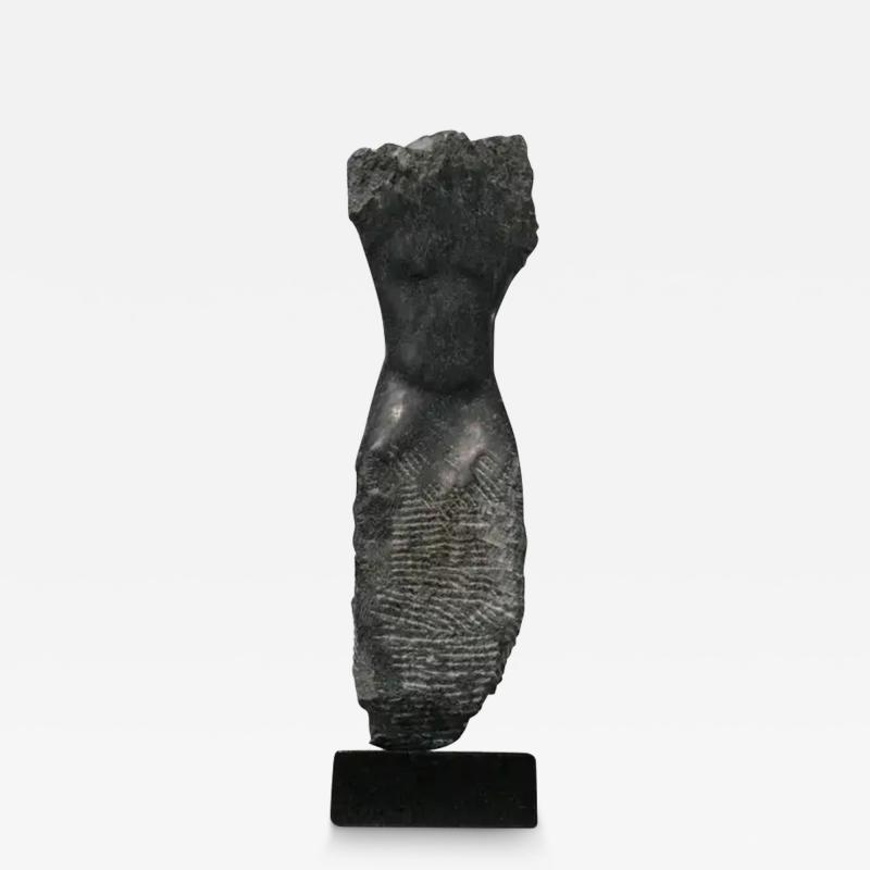  Wendy Hendelman Wendy Hendelman Black Alabaster Torso Sculpture 2017