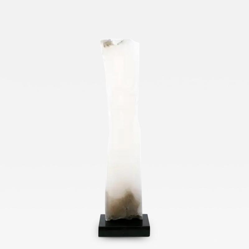  Wendy Hendelman Wendy Hendelman Tall White Alabaster Torso Sculpture 2018