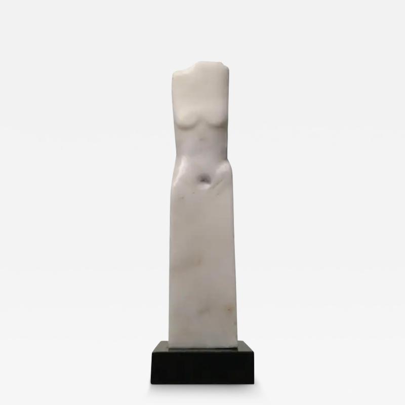  Wendy Hendelman Wendy Hendelman White Marble Torso Sculpture 2018