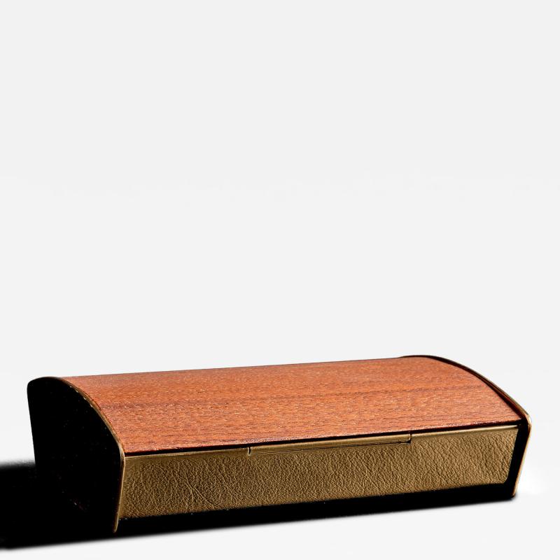  Werkst tte Carl Aub ck Box made of Wood Brass and Cork by Werkst tte Carl Aub ck