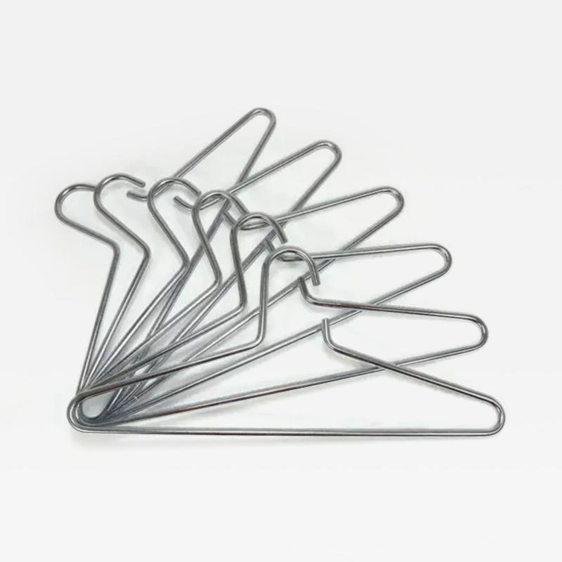  Werkst tte Carl Aub ck Up to 12 Austrian Modernist Solid Chrome Plated Coat Hangers from the 1970s