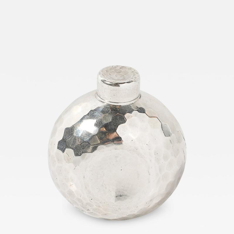  Whiting Manufacturing Company Whiting Mfg Co Aesthetic Movement Sterling Silver Ball Form Scent Flask by Whiting