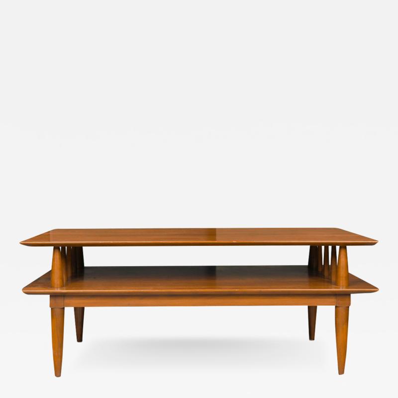  Willett furniture Mid Century Two Tier Coffee Table
