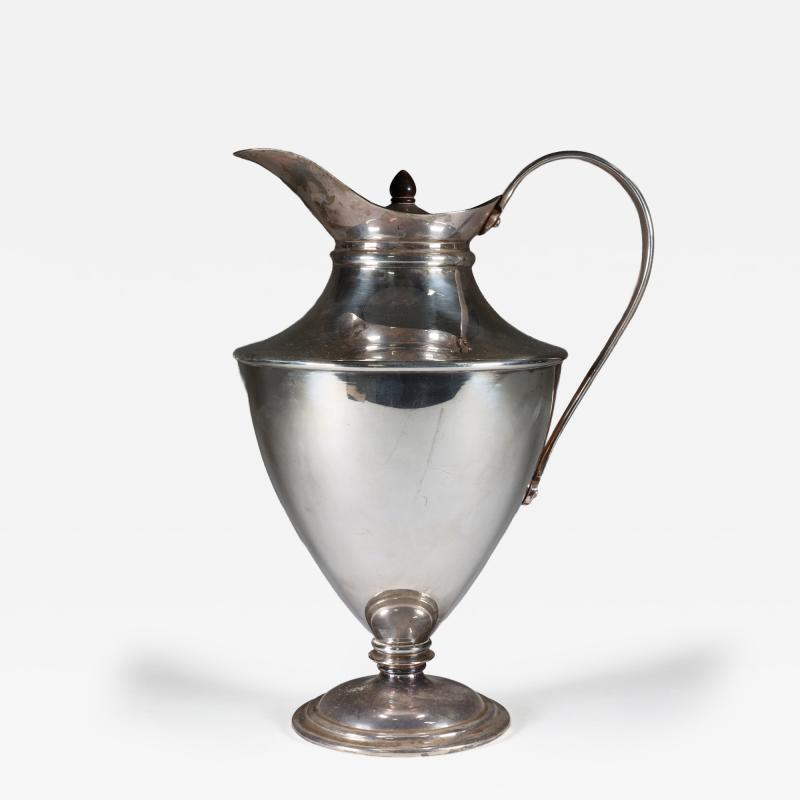  William Benson W A S Benson Co W A S Benson stamped A Silver Plated Hot Water Jug