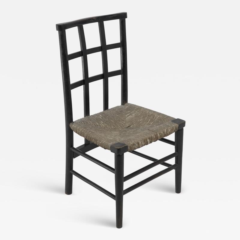  William Birch Ltd Liberty Co by William Birch A Beech lattice back rush seat childs chair 
